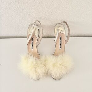 Vintage Manolo Blahnik fur heels